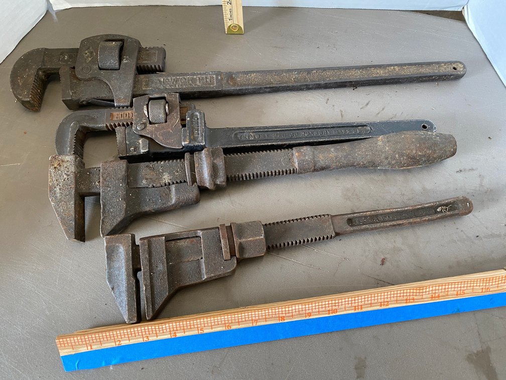 4-Early Pipe Wrenches