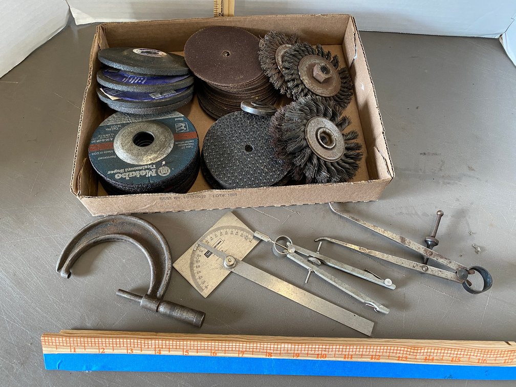 Grinding Wheels,  Cut off Wheels, Wire Brushes, Calipers