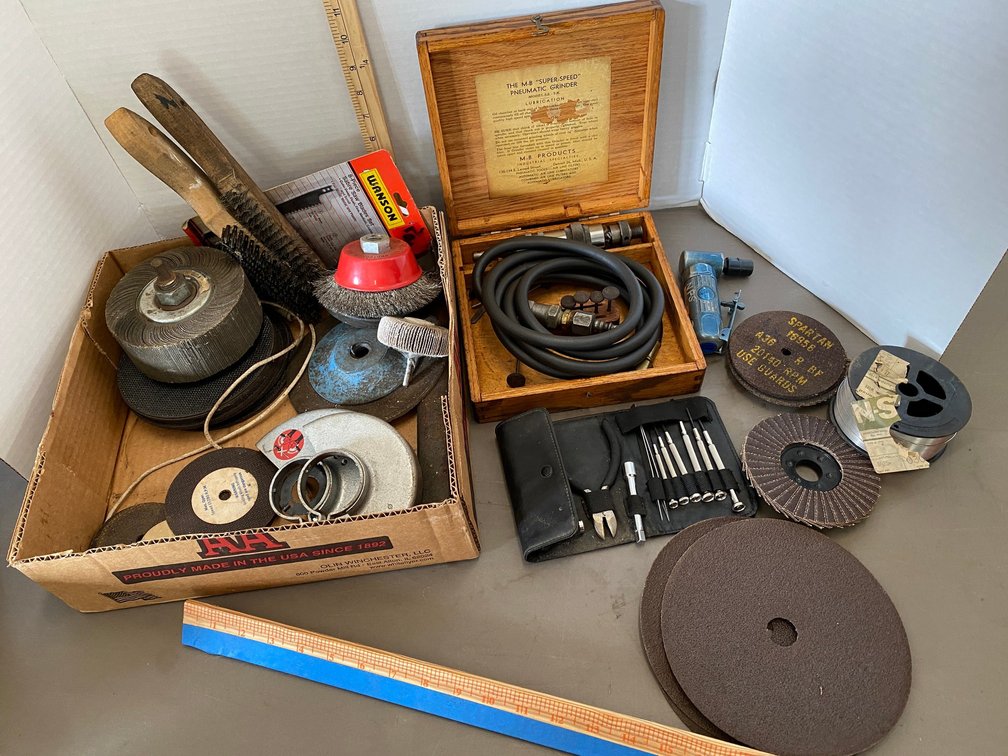 Super Speed Air Grinder, Wire Brushes, Cutting Wheels