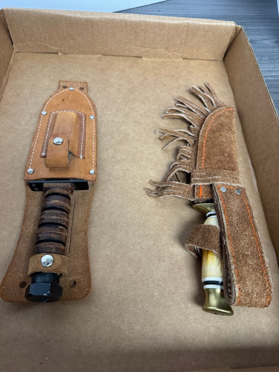 Vietnam era Pilot survival knife, hunting knife