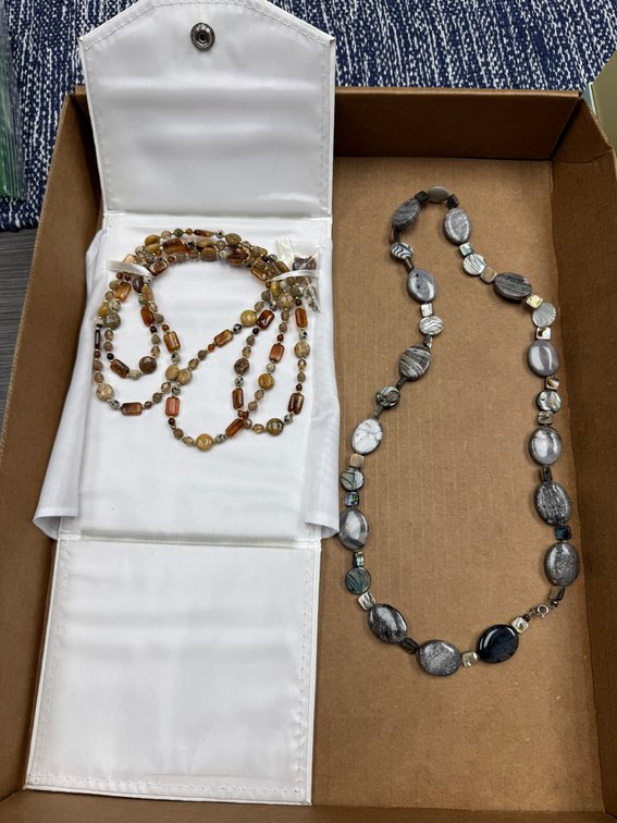 Set of beaded necklaces
