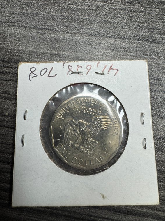 1980-D Susan B Anthony Dollar