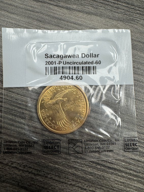2001-P Sacagawea Dollar