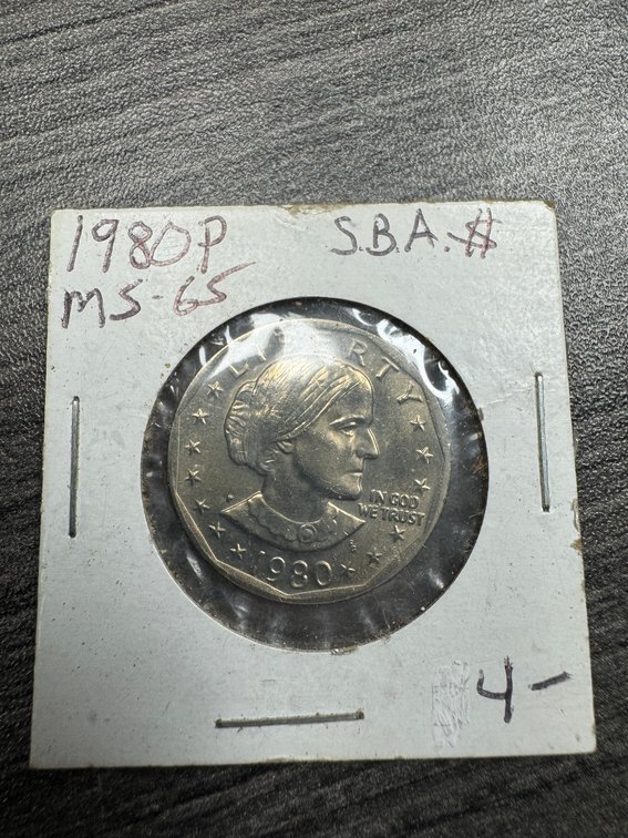 1980-P Susan B Anthony Dollar