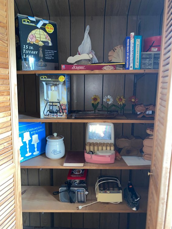 Contents of cupboard