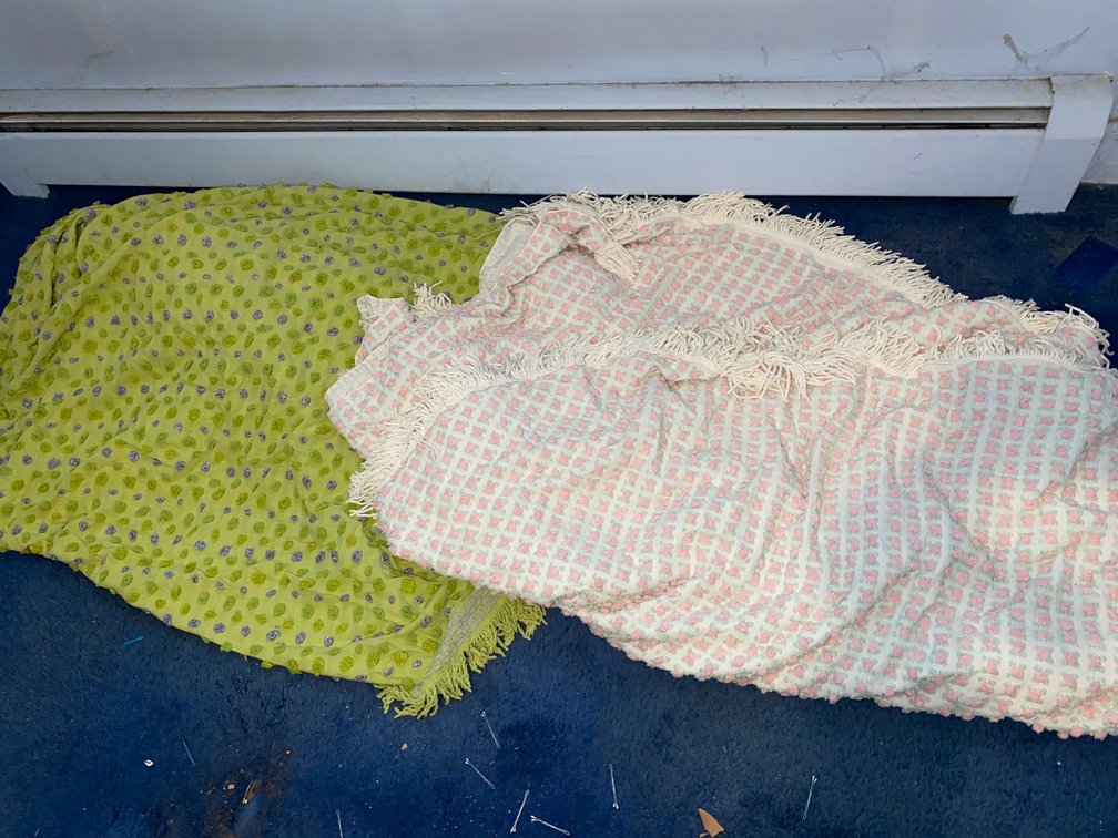 2 Chenille bedspreads-appear to be full size