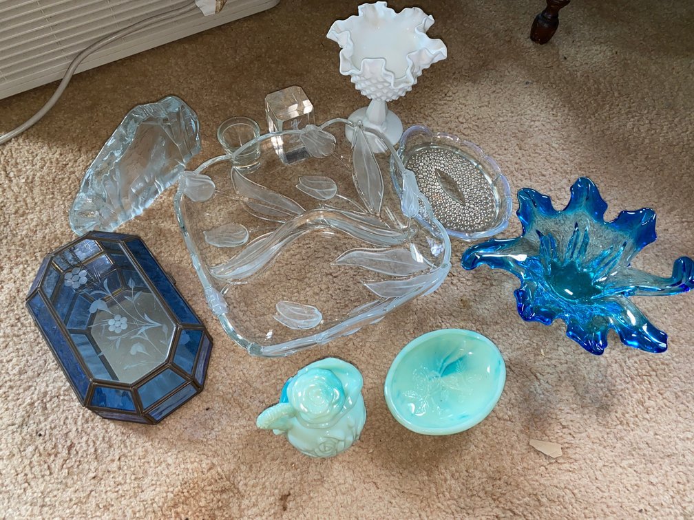 Assortment of glass