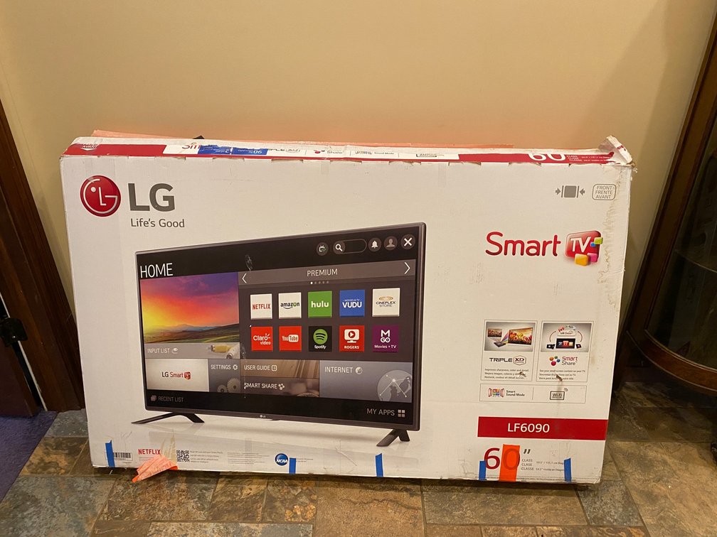 LG 60" flatscreen TV