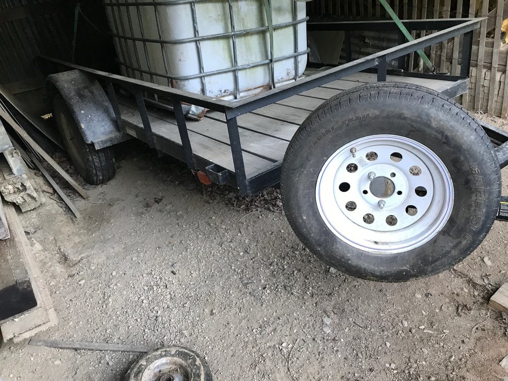 8' X 10' Trailer-water tank not included