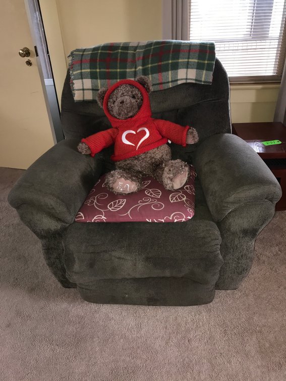 Upholstered recliner
