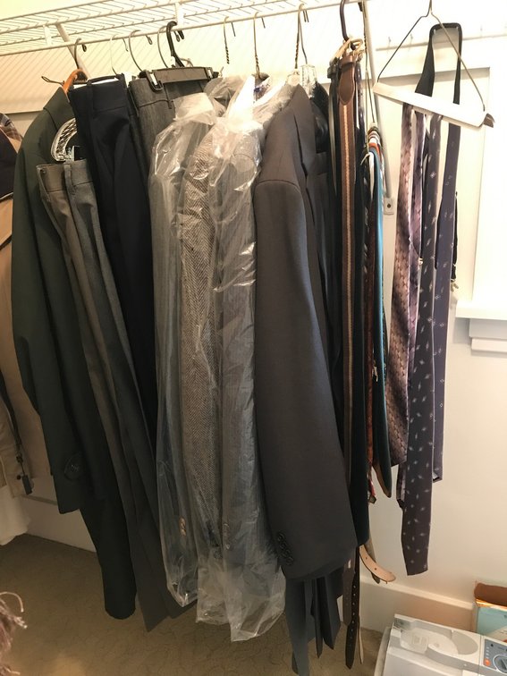 Men's suits-one item is sized 46/30