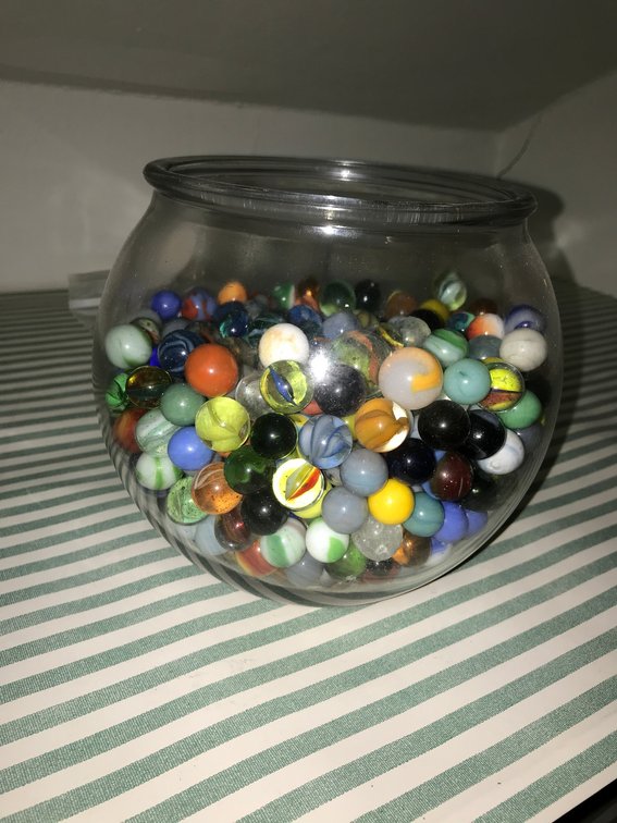 Jar of marbles
