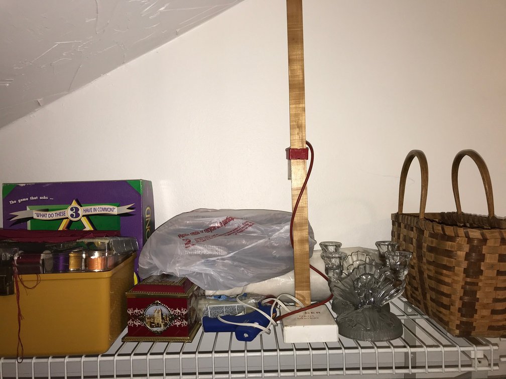 Sewing box, misc. items
