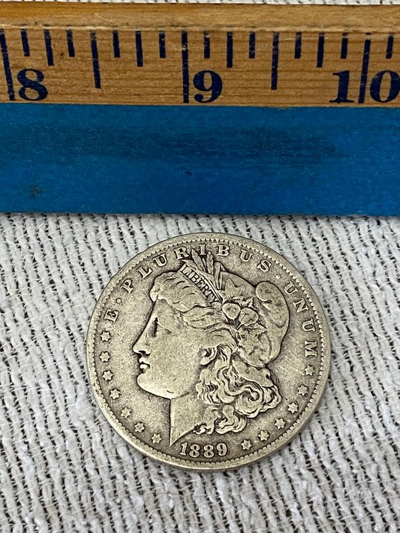 1889 O Morgan Silver Dollar