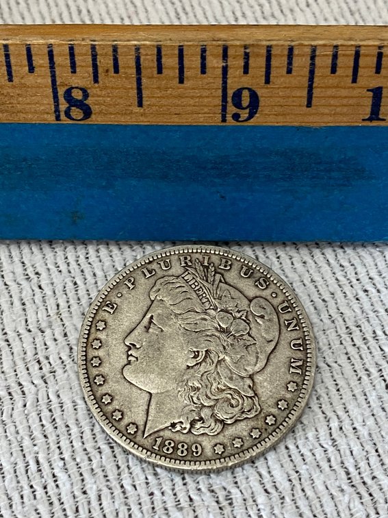 1889 O Morgan Silver Dollar
