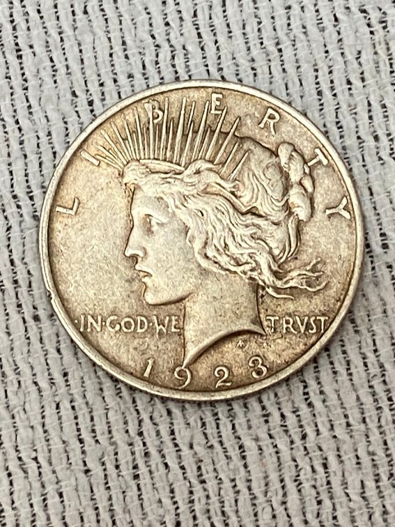 1923 Peace Silver Dollar