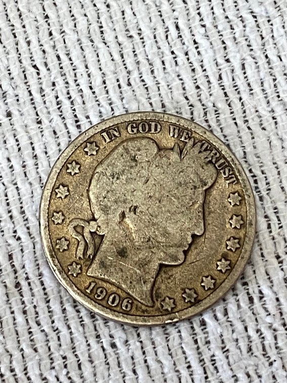 1906 D Barber Half Dollar