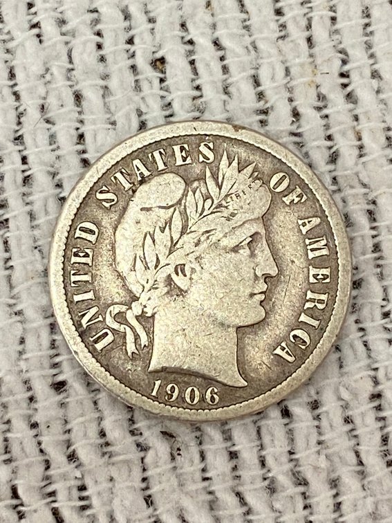 1906 Barber Dime