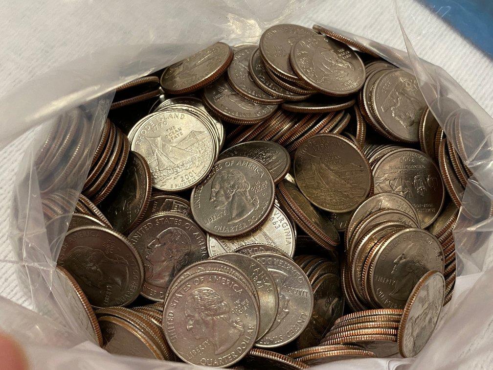 400-Assorted Quarters 1965 and Up