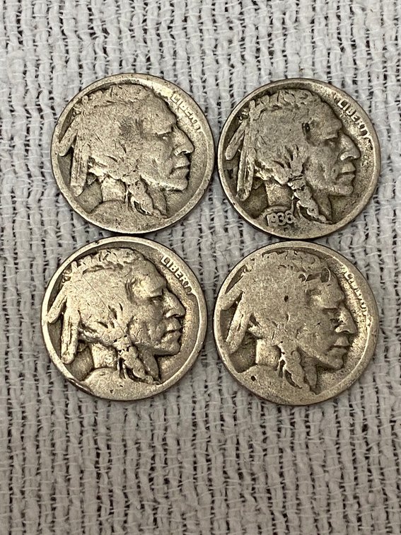 4-Buffalo Nickels