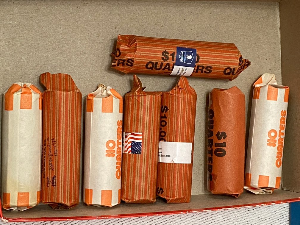 Unopened Rolls of Misc. Quarters