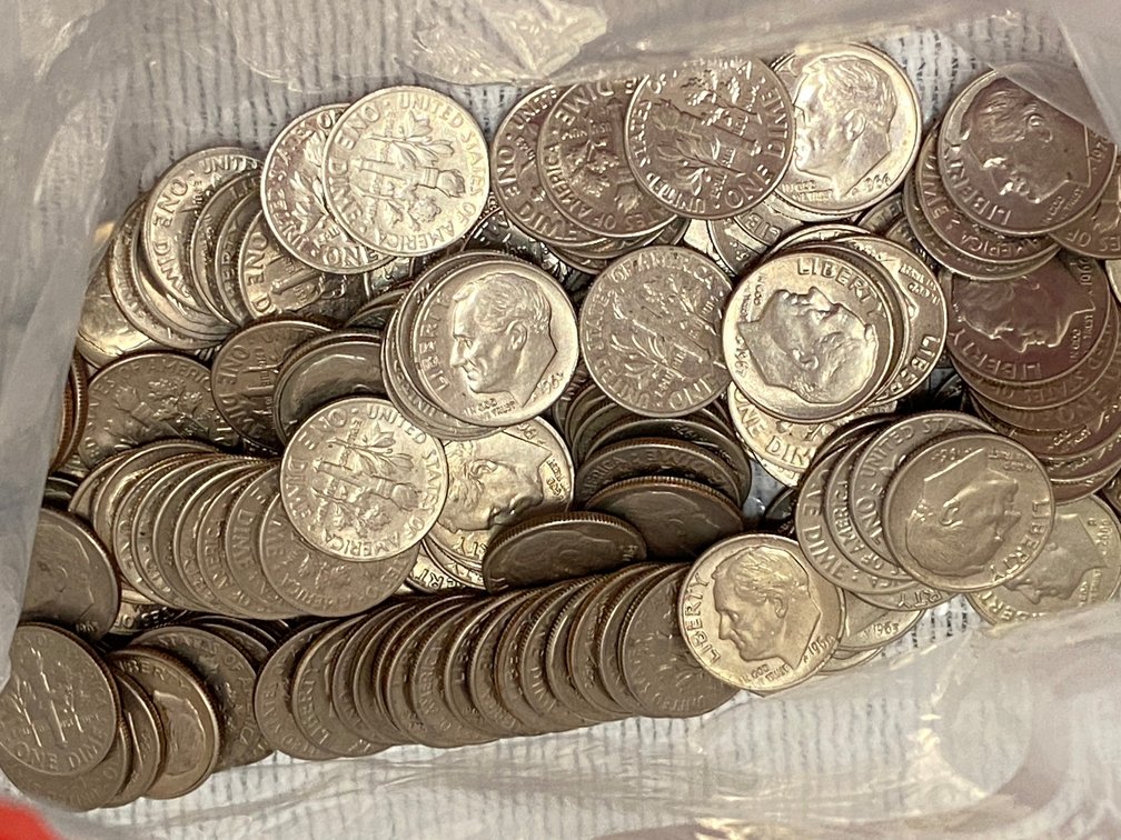 155 Assorted Dimes