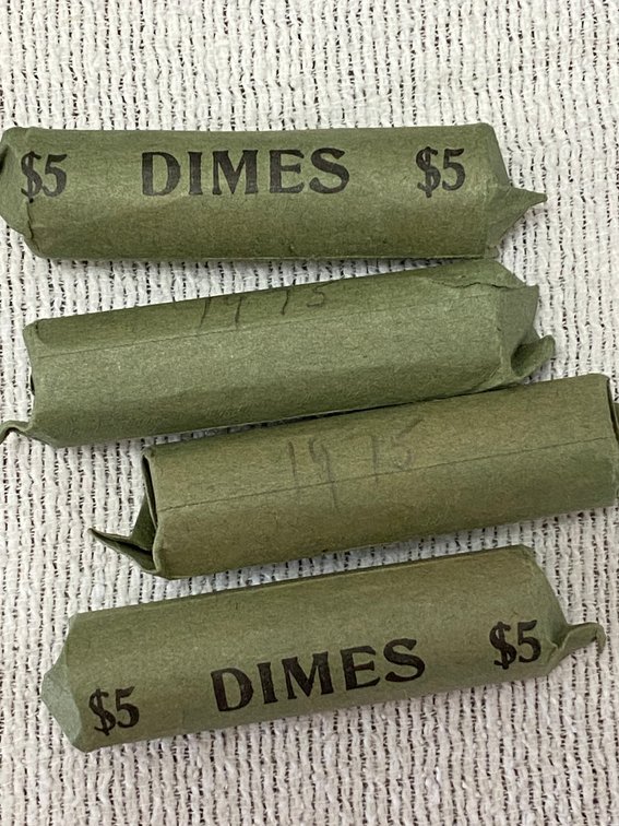 4-Rolls of Dimes