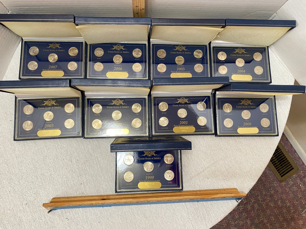 Set of United States of America State Quarter Collection