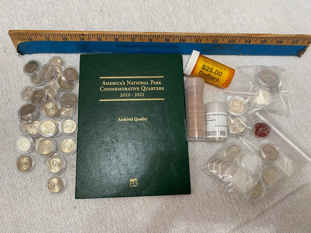 National Park Quarters and Nickels, State Quarters, Native American Assortment
