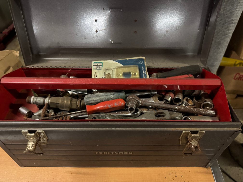Craftsman toolbox  with tools