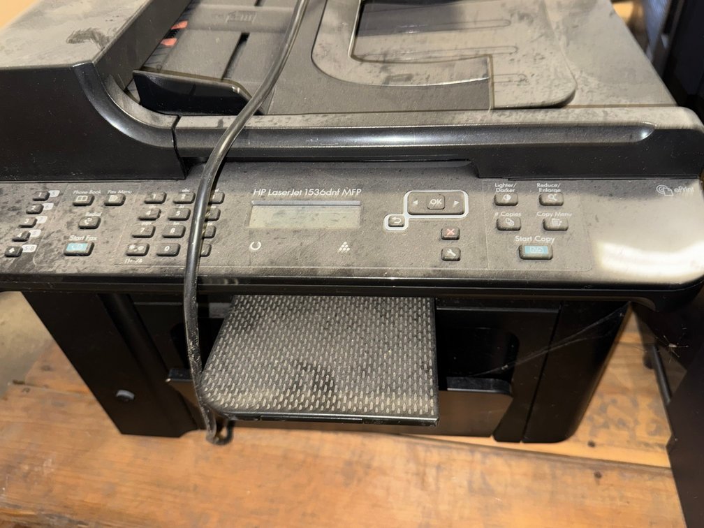 HP laser jet 1536dnf MFP copy machine