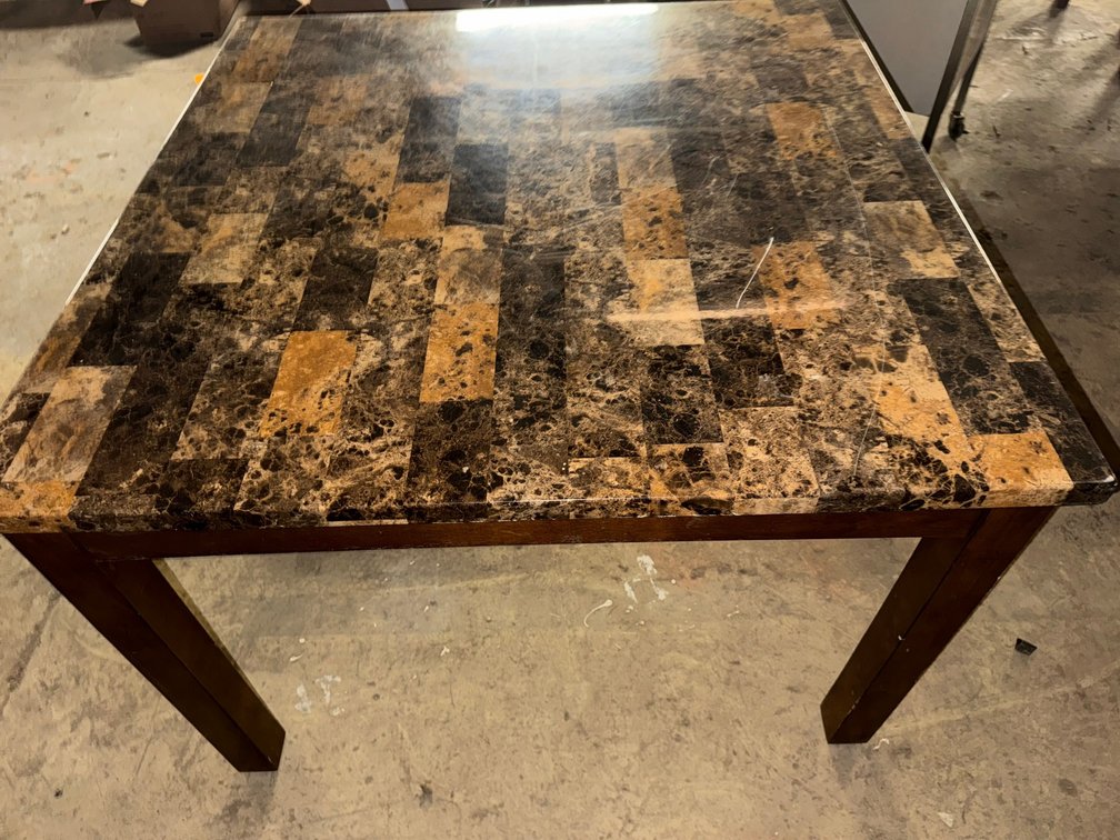 Marble table