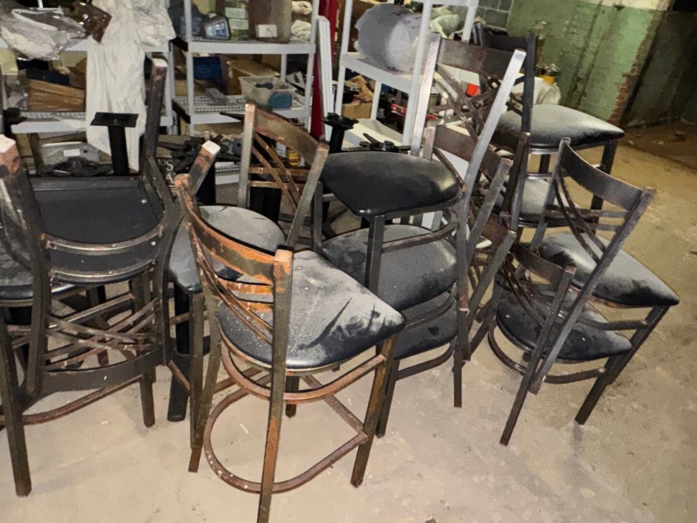 Collection of barstools