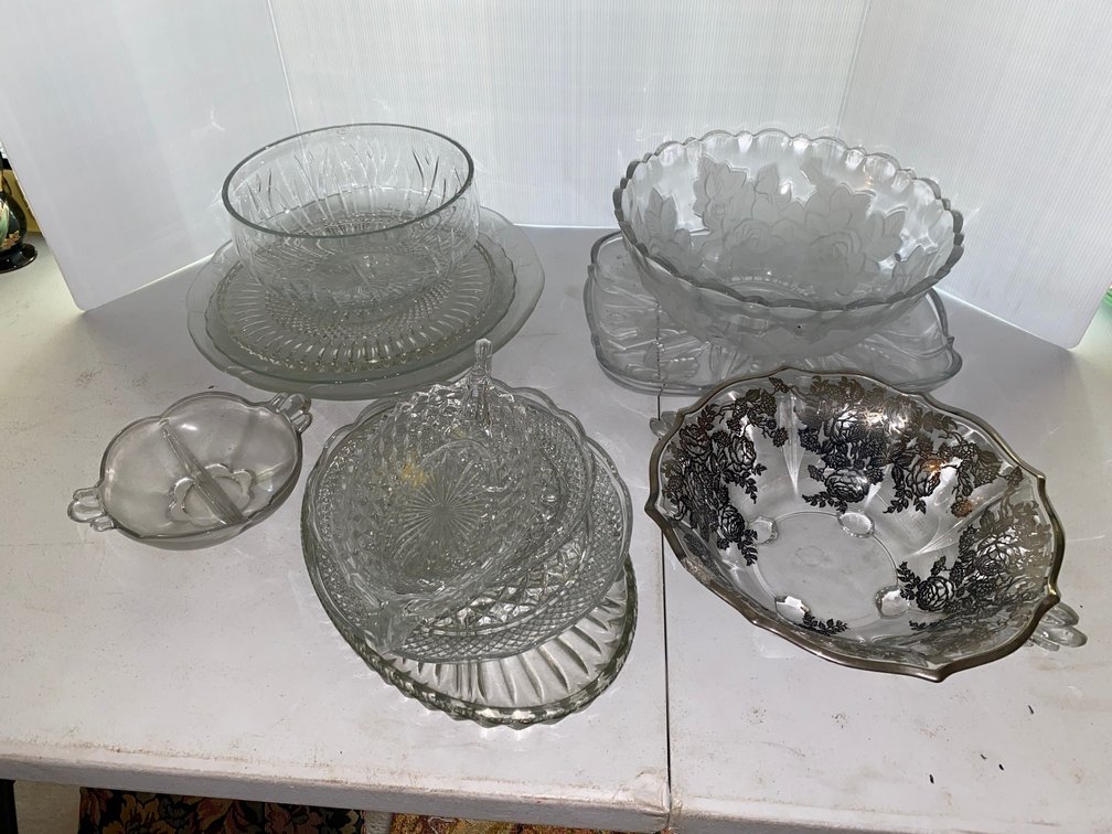 Clear Glass Items, Crystal Items
