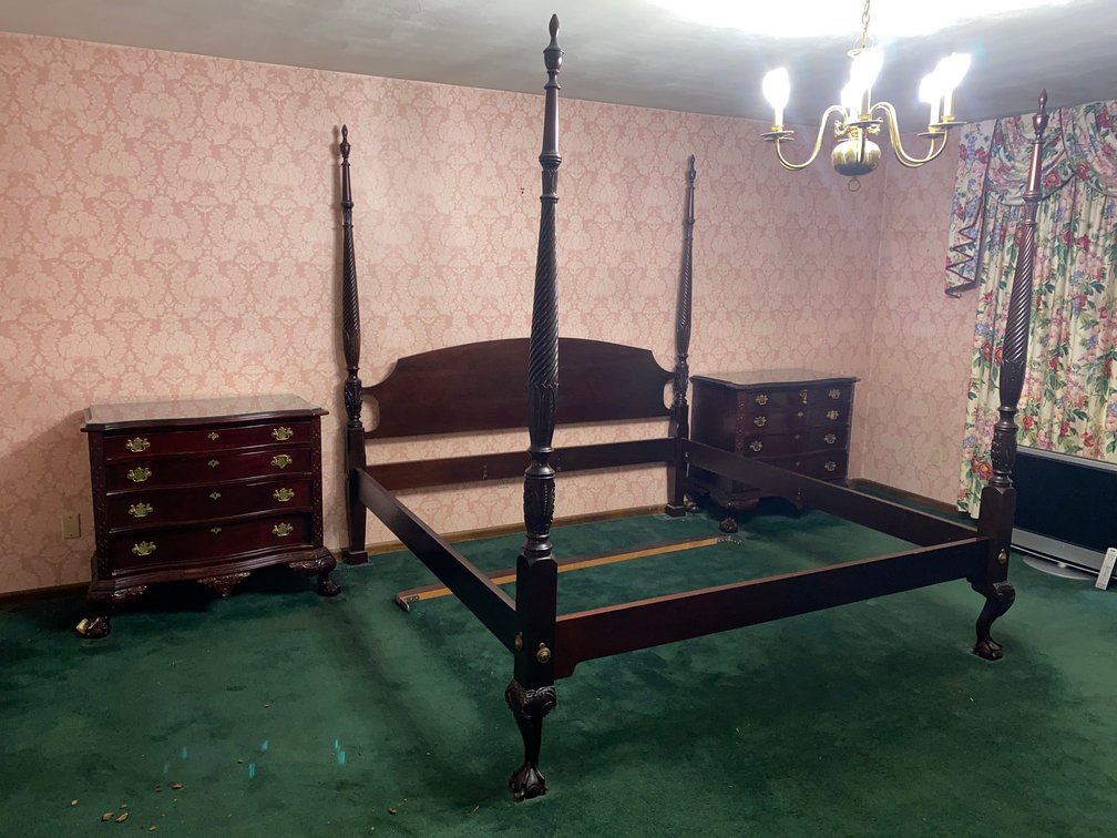 King Size Bed Frame, 2-Night Stands