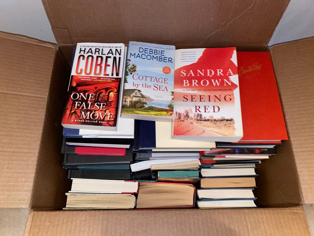 Box of Danielle Steel Novels