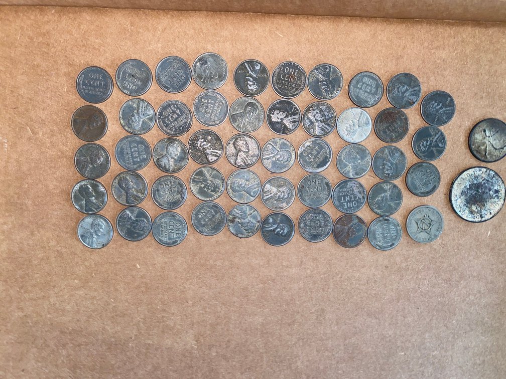 1943 Wheat Pennies, Foreign Coins