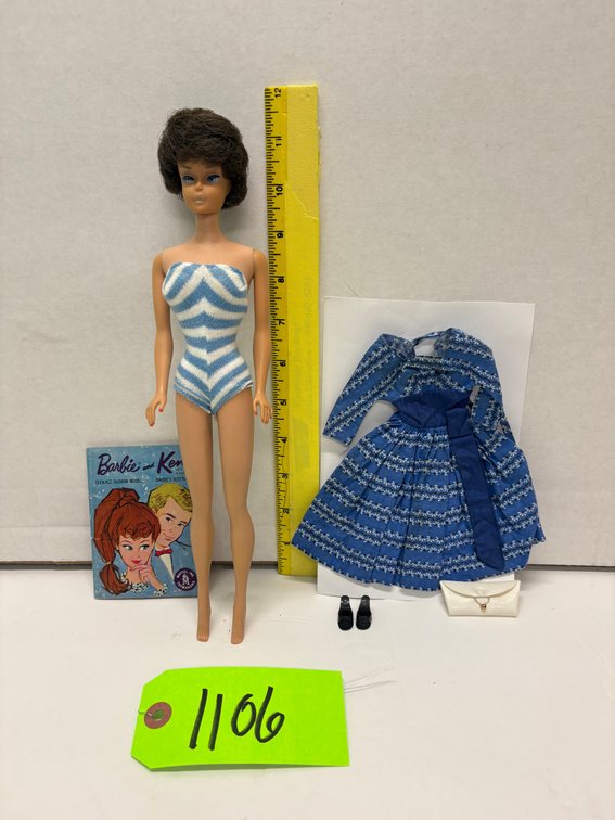 Brunette Bubble Cut Barbie
