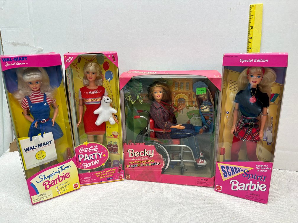 4-Boxed Barbies