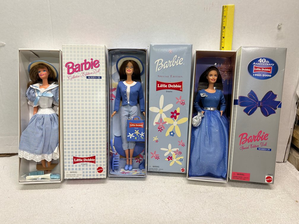 3-Little Debbie Barbies Boxed