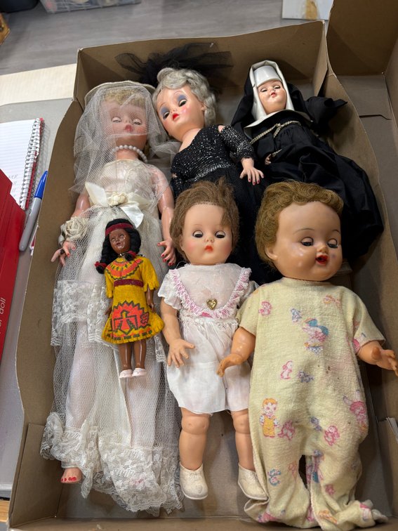 Vintage Vinyl and Plastic Dolls