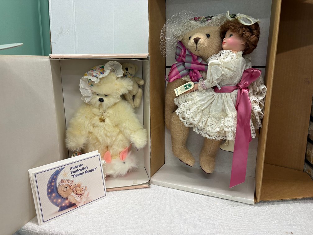 Annette Funicello Dream Keeper Bear, Robin Woods Fanny and Bear