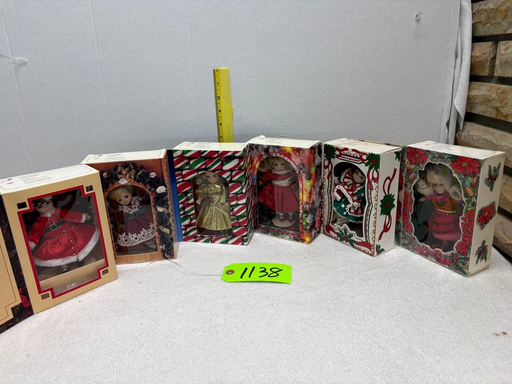 Lot of 6 Marie Osmond 6 inch Greeting Card Dolls