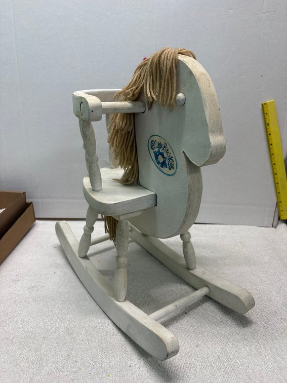 Cabbage Patch Wood Rocking Horse
