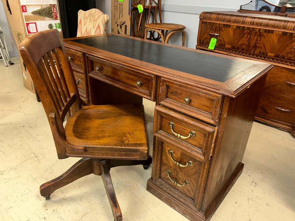 Desk and chair