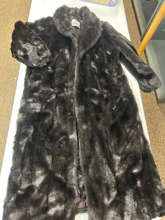 Monterey ladies' faux full-length fur coat