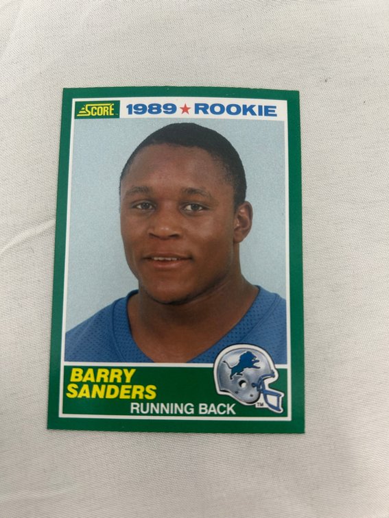 1989 Barry Sanders rookie card