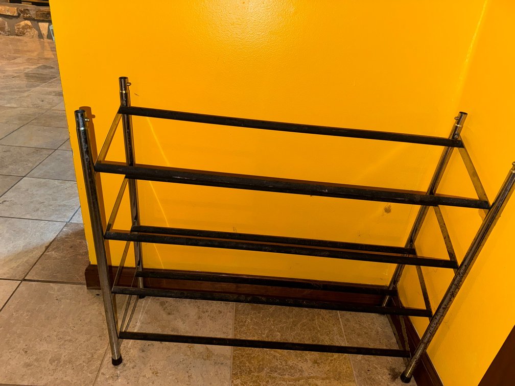 4-Tier Expandable Metal Shoe Rack