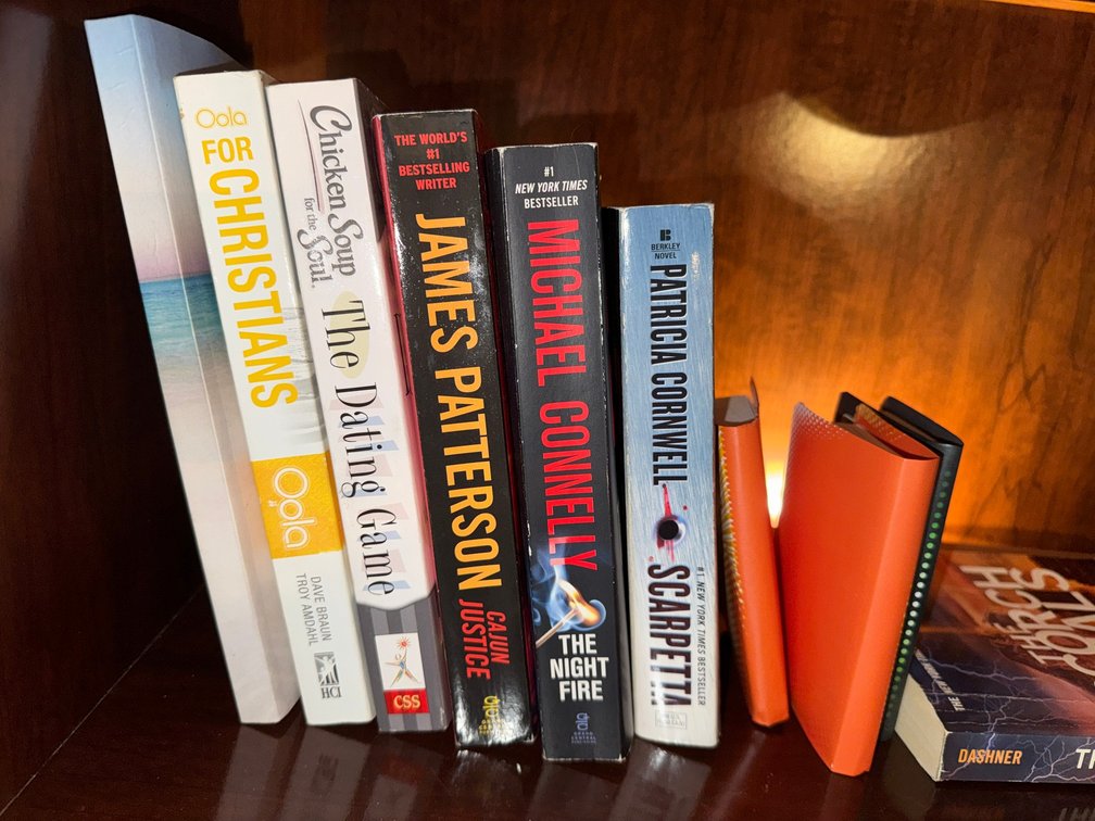 Bookcase with Fiction & Thriller Novels