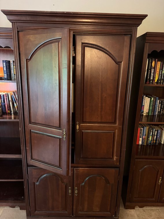 Dark Cherry Entertainment Center
